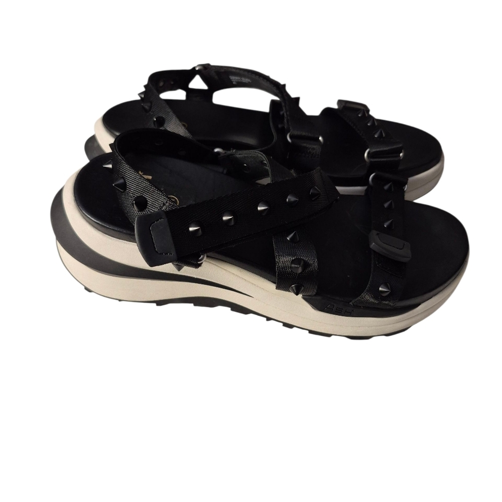 41 Ash Black‎ Studded Women's Sandals